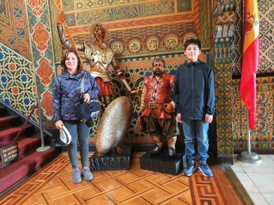Turistas en Casino Español