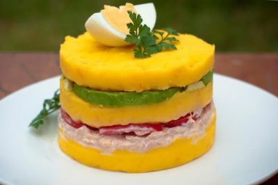 Plato típico de comida Peruana