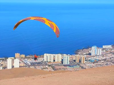 Vuelo en Parapentes sobre Iquique