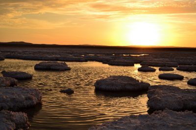 Salar de Llamara, Puesta de Sol