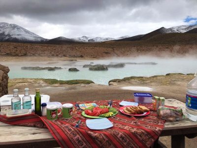 Picnic en Termas de Polloquere