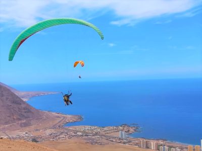 Vuelo en Parapentes sobre Iquique